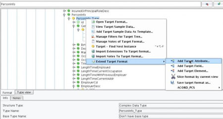 ACORD XSD Managment Add XML Elements