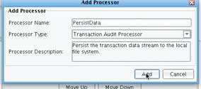 Transaction Audit Processor Name Processor Panel