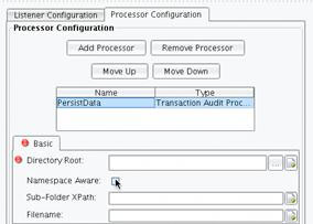 Transaction Audit Processor File Name Dialogue Box