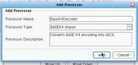 Base 64 Encoding and Decoding Name Processor Panel