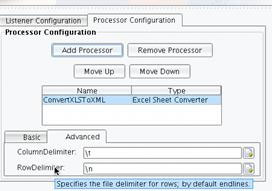 Excel Sheet Converter Processor Advanced Panel