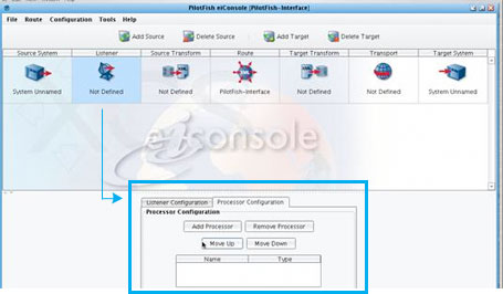 B2B Adapters Add Processors panel 