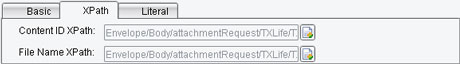 MTOM Input Processor XPath configuration tab