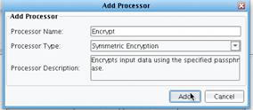 Symmetric Decryption & Encryption Processor Name Processor Panel