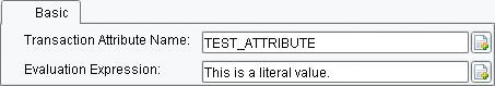 Transaction Attribute Population Processor Configuration Panel