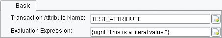 Transaction Attribute Population Processor OGNL Expression Panel