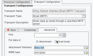 Email (SMTP) Transport specify the name of that attachment.