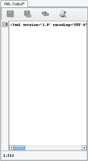 Output Document Panel,