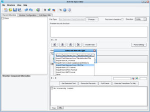 CSV to XML Transformations File Specification Editor