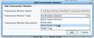 Email Alert Transaction Monitor Advanced Tab