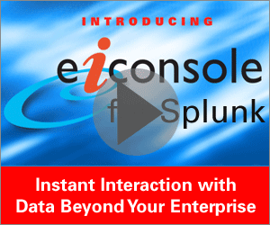 Video of the eiConsole for Splunk by PilotFish