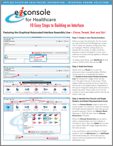 10 Easy Steps to Build a Healthcare Interface