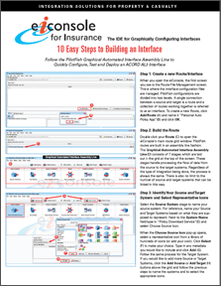 Insurance P&C Interface Created in 10 Steps