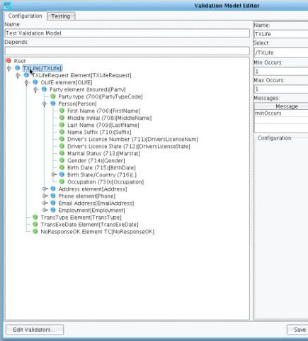 ACORD Validation Model Rule Definition