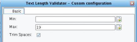 ACORD Text Length Validator Rule