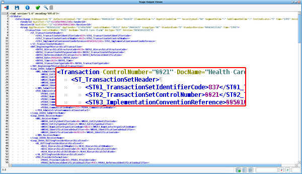 EDI Processing with Inline X12 Documentation and Code Lists