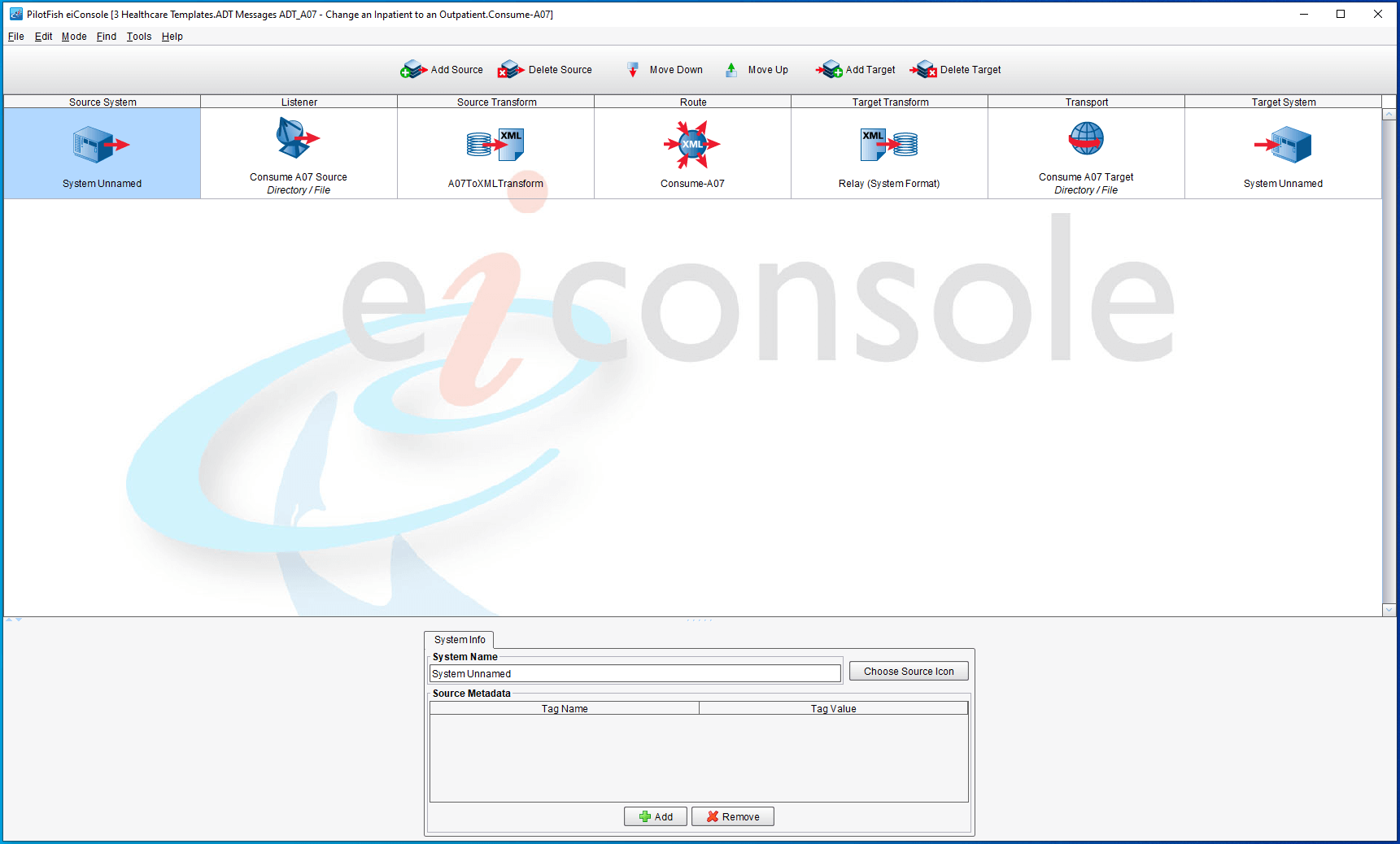 Route Interface Configuration in the eiConsole by PilotFish