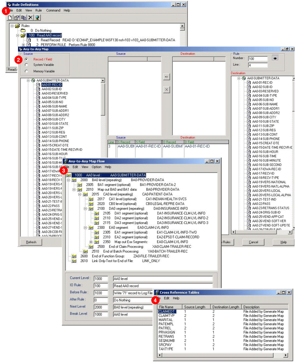 ECMap Data Mapping Process