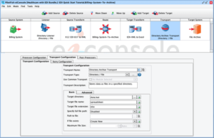 Data File Destination Options in Message Route