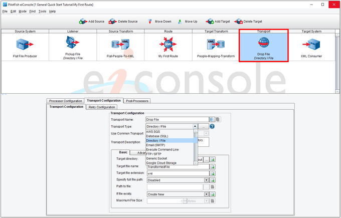 B2B Adapter/Transport Configuration