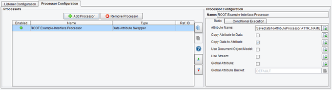 Data Attribute Swapper Processor Basic Configuration Options in PilotFish