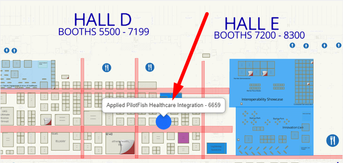 HIMSS 2022 Exhibitor Healthcare IT Conference Booth Map