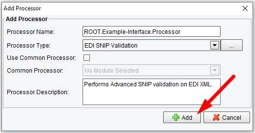 Add EDI SNIP validation processor