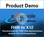 PilotFish demo converting FHIR JSON prior authorization to X12 278