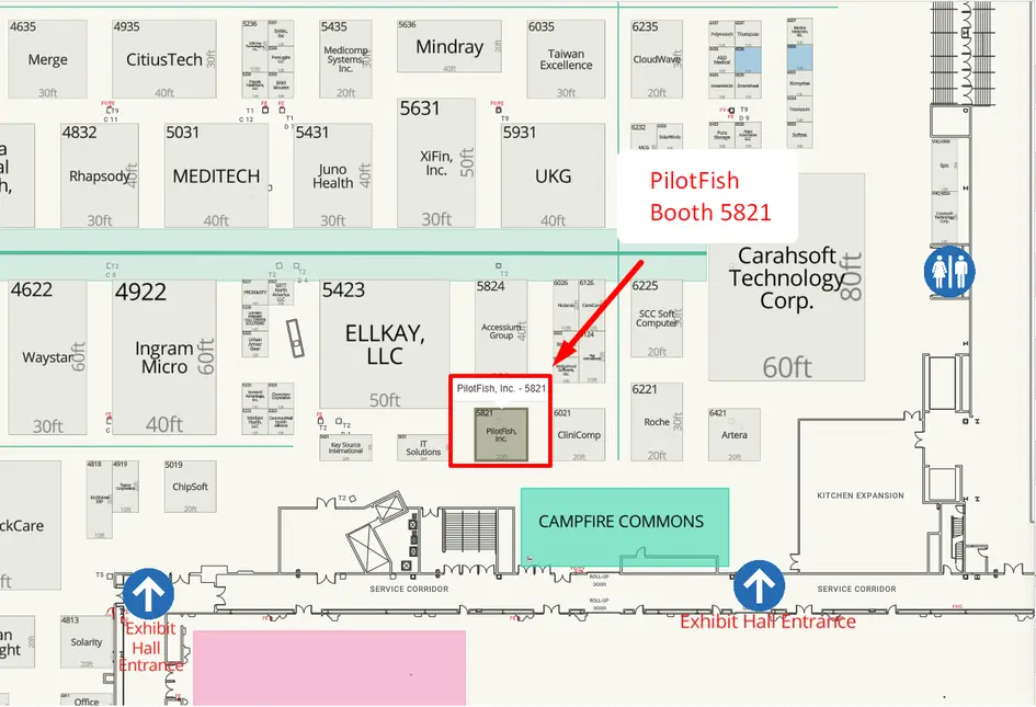 HIMSS 2026 Exhibitor Healthcare IT Conference Booth Map
